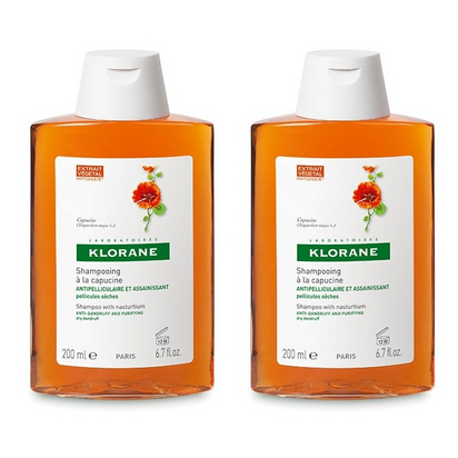 Klorane Champô Extrato Capuchina 200ml +200ml DUPLO